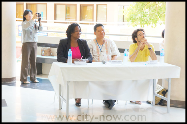 Music competition judges at Varee School Thailand