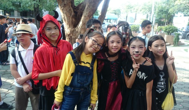 Halloween activities at Varee International school in Thailand