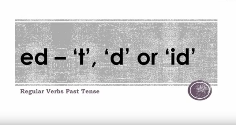 Flipped Learning: Past Tense with Regular Verbs&nbsp;(Pronunciation)