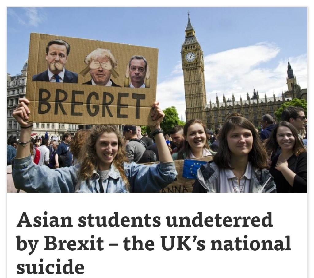 Asian students undeterred by the UK’s national&nbsp;suicide
