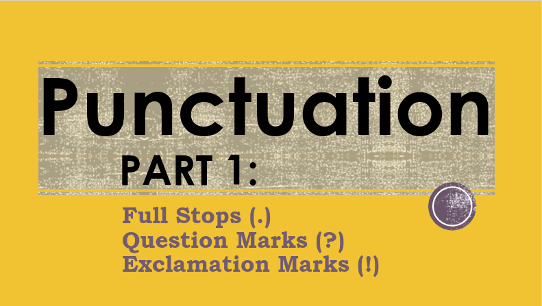 Punctuation Course from Teacher’s&nbsp;Notes