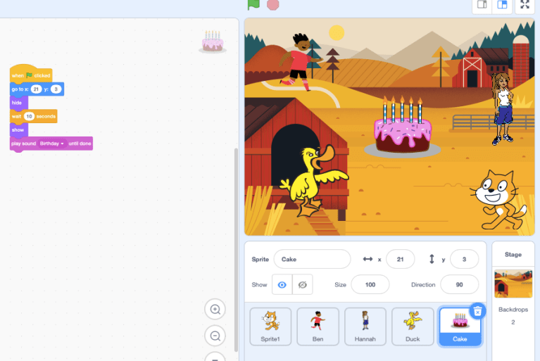 Scratch Coding – introduction Tutorial Basic Role Play Game – Teacher's ...