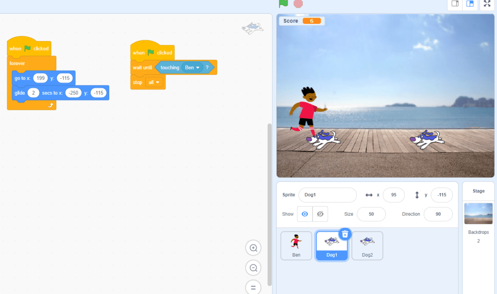 Scratch Game – Jumping over&nbsp;obstacles
