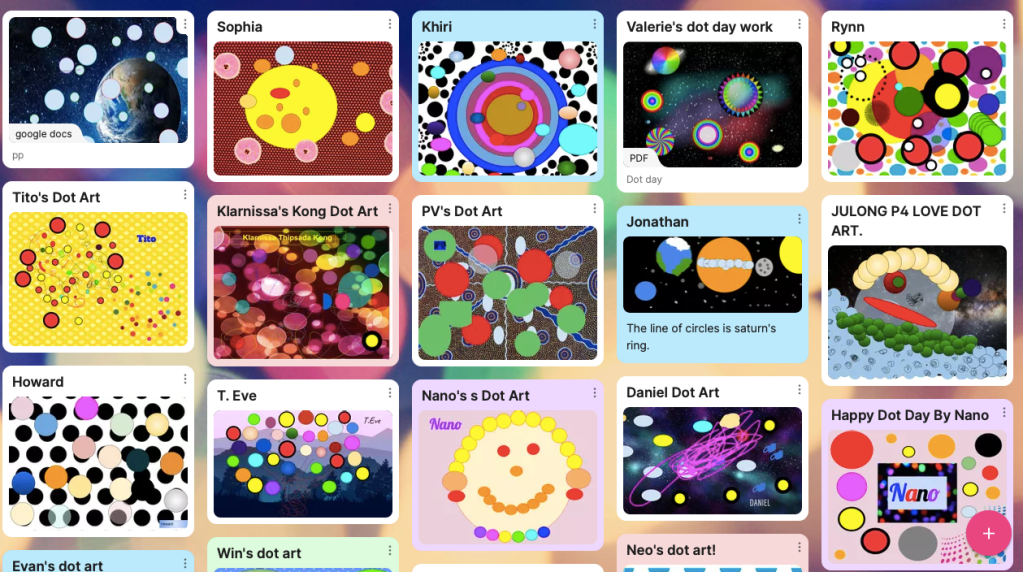 Dot Day Digital Art Lesson Making Computer Art for International Dot&nbsp;Day