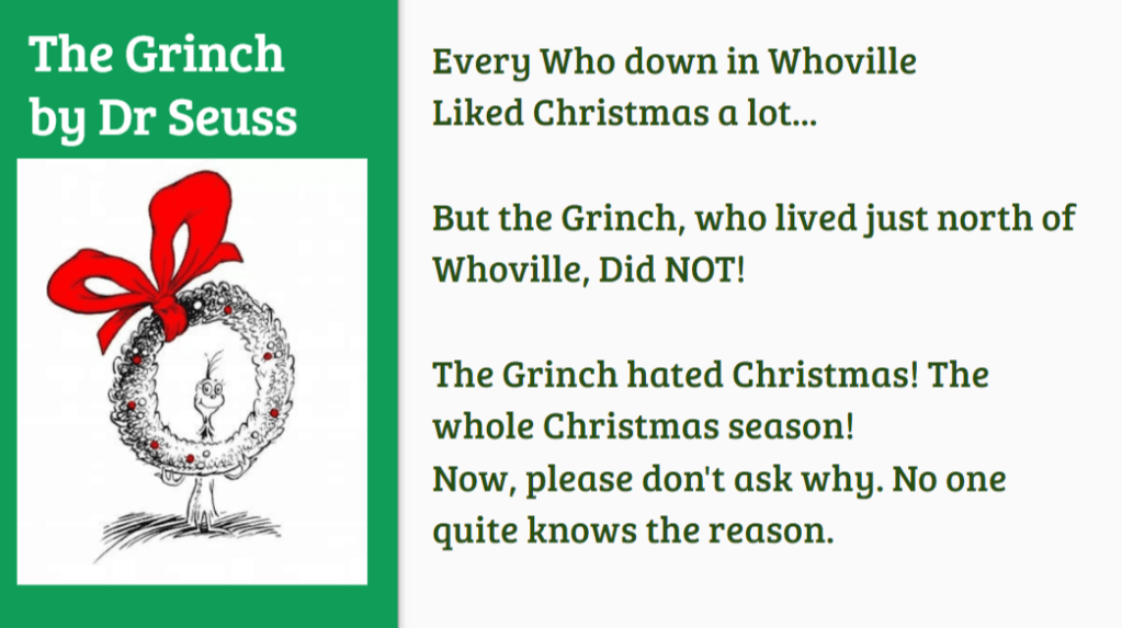 How The Grinch Stole Christmas by Dr Seuss | Poem Read&nbsp;Aloud