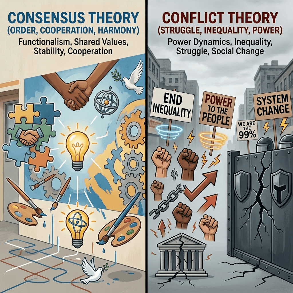 Consensus Theory vs Conflict Theory: The Great&nbsp;Debate