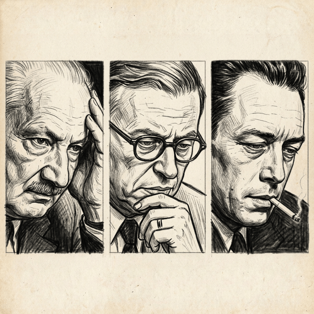 Beyond the Abyss: Being, Freedom, and the Absurd in Heidegger, Sartre, and Camus