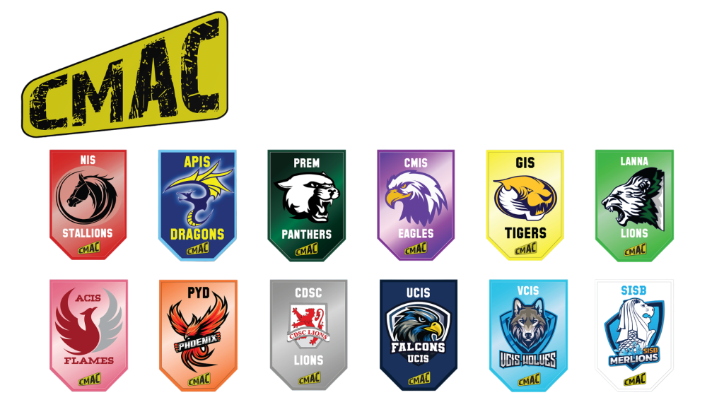 CMAC Logos for 12 top international schools in Northern Thaland